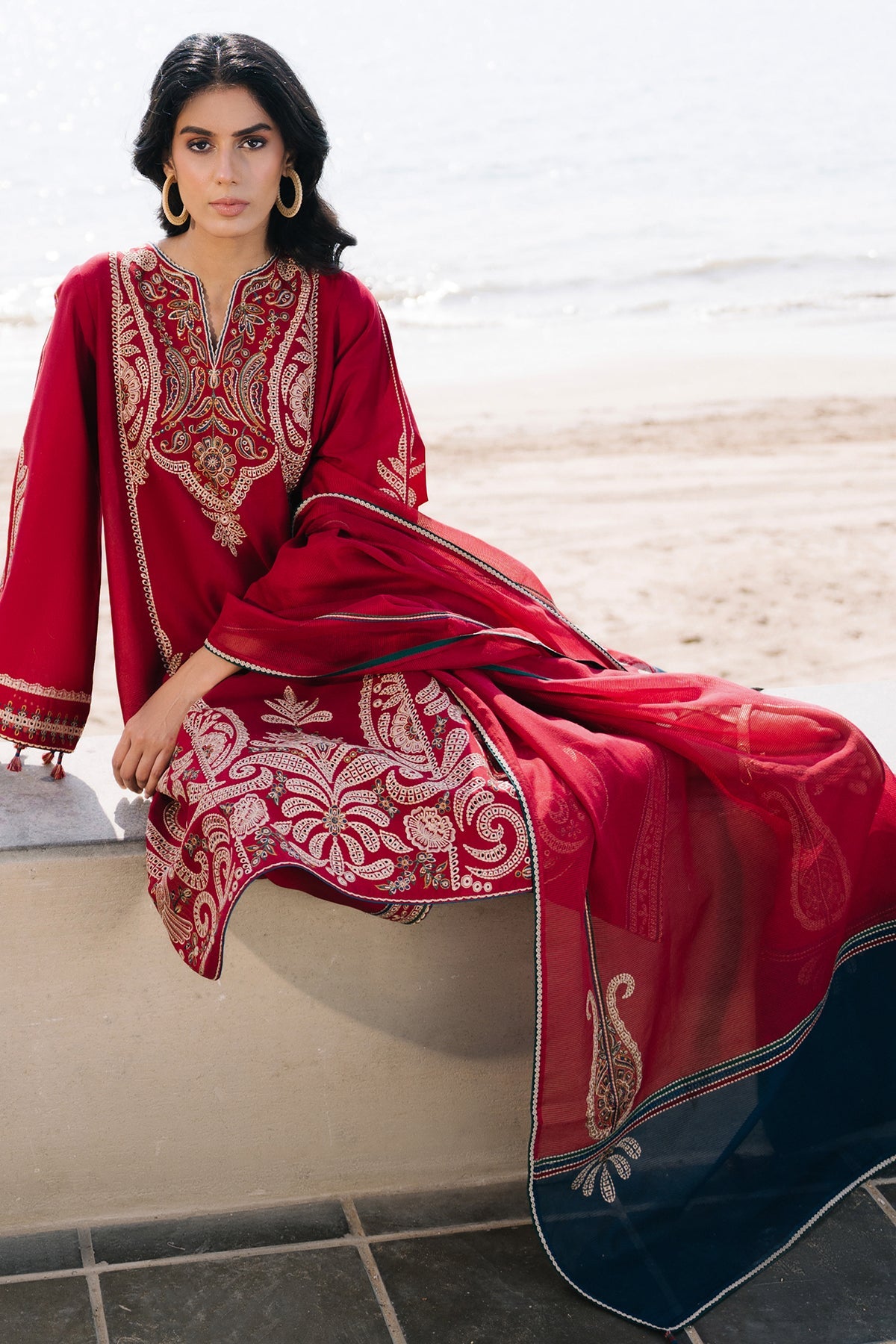 EMBROIDERED LAWN USE-9191