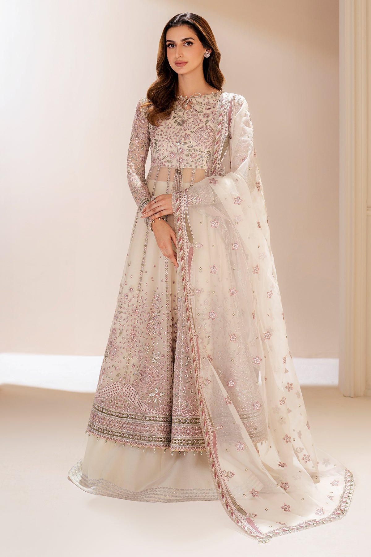 EMBROIDERED CHIFFON UC-3066