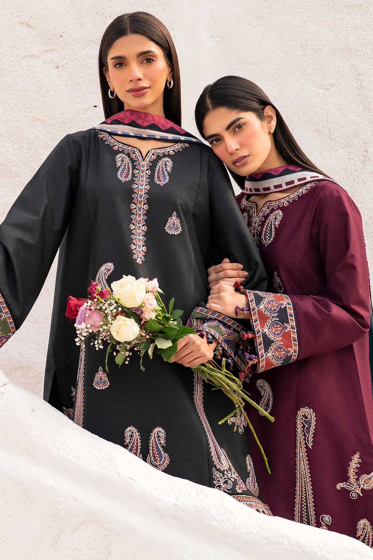 EMBROIDERED DOBBY LAWN USE-9127