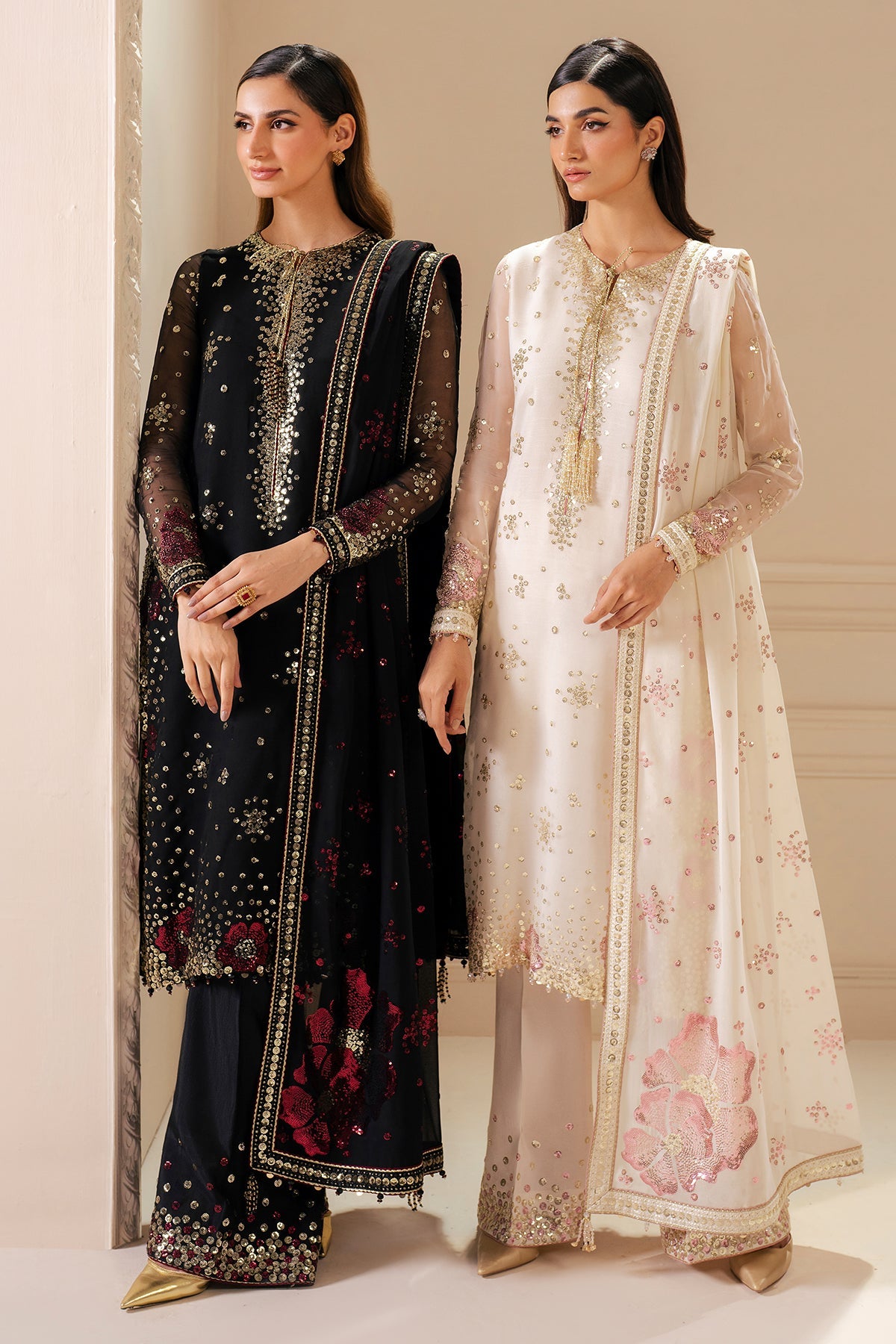 EMBROIDERED CHIFFON UC-3069