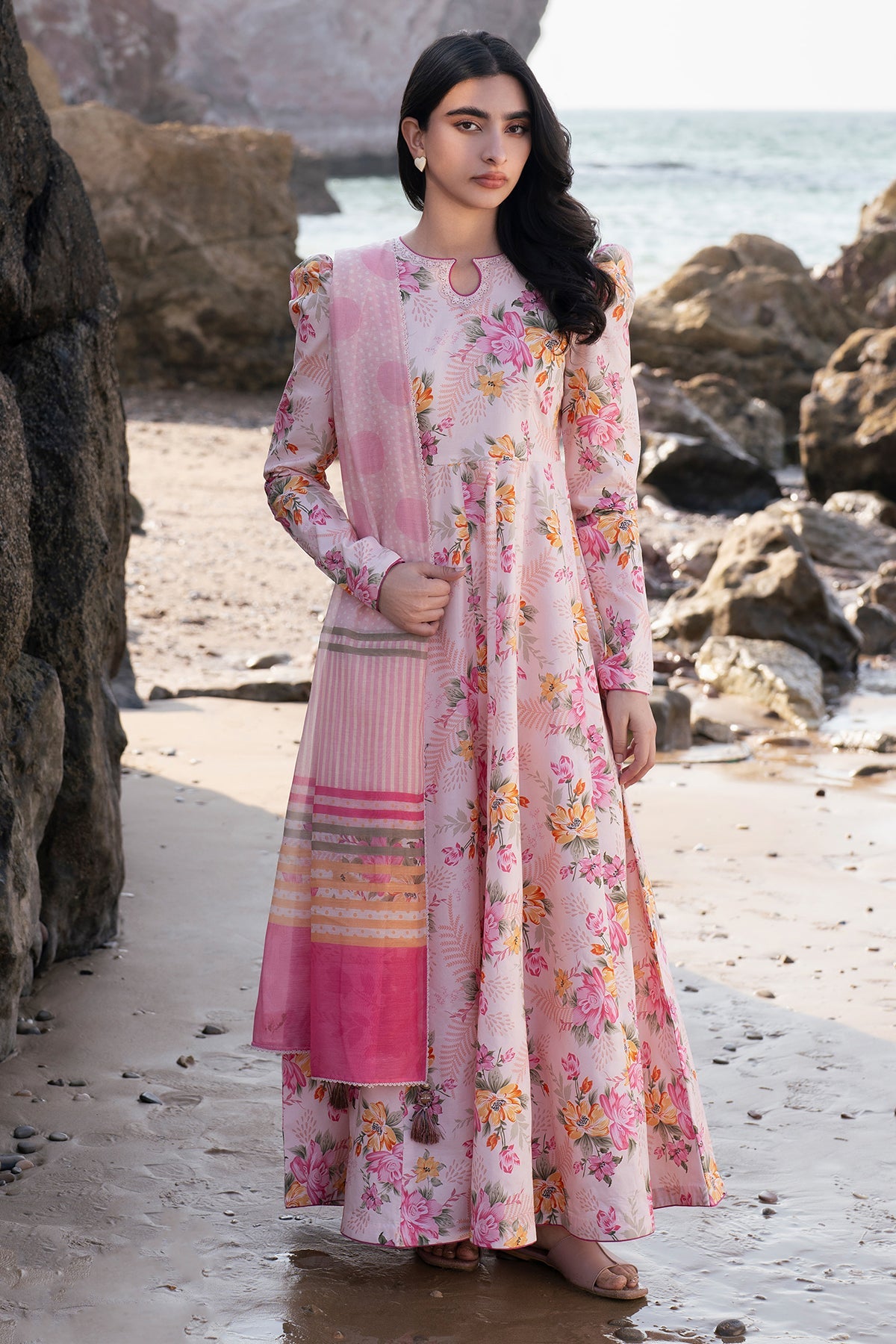 EMBROIDERED LAWN RTW-1192