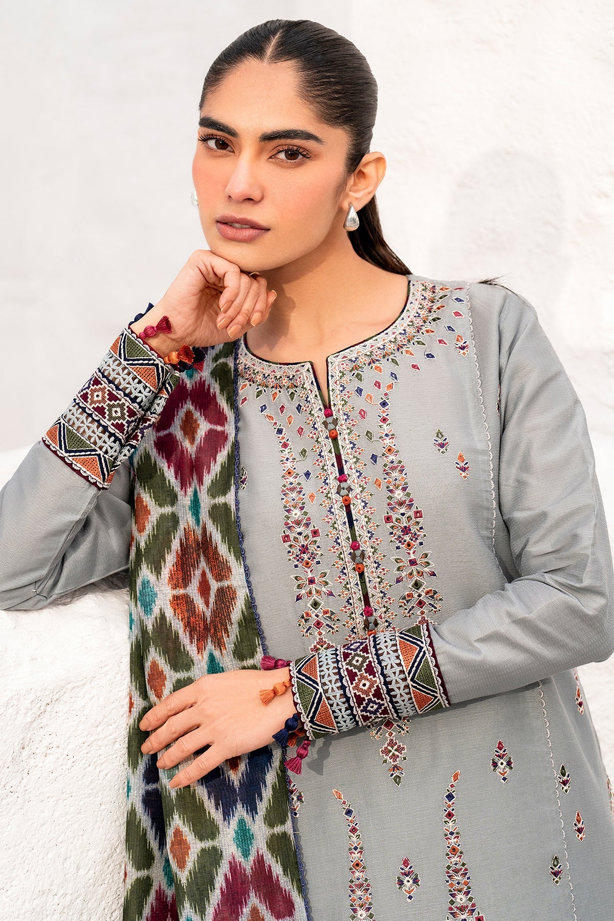 EMBROIDERED DOBBY LAWN USE-9123