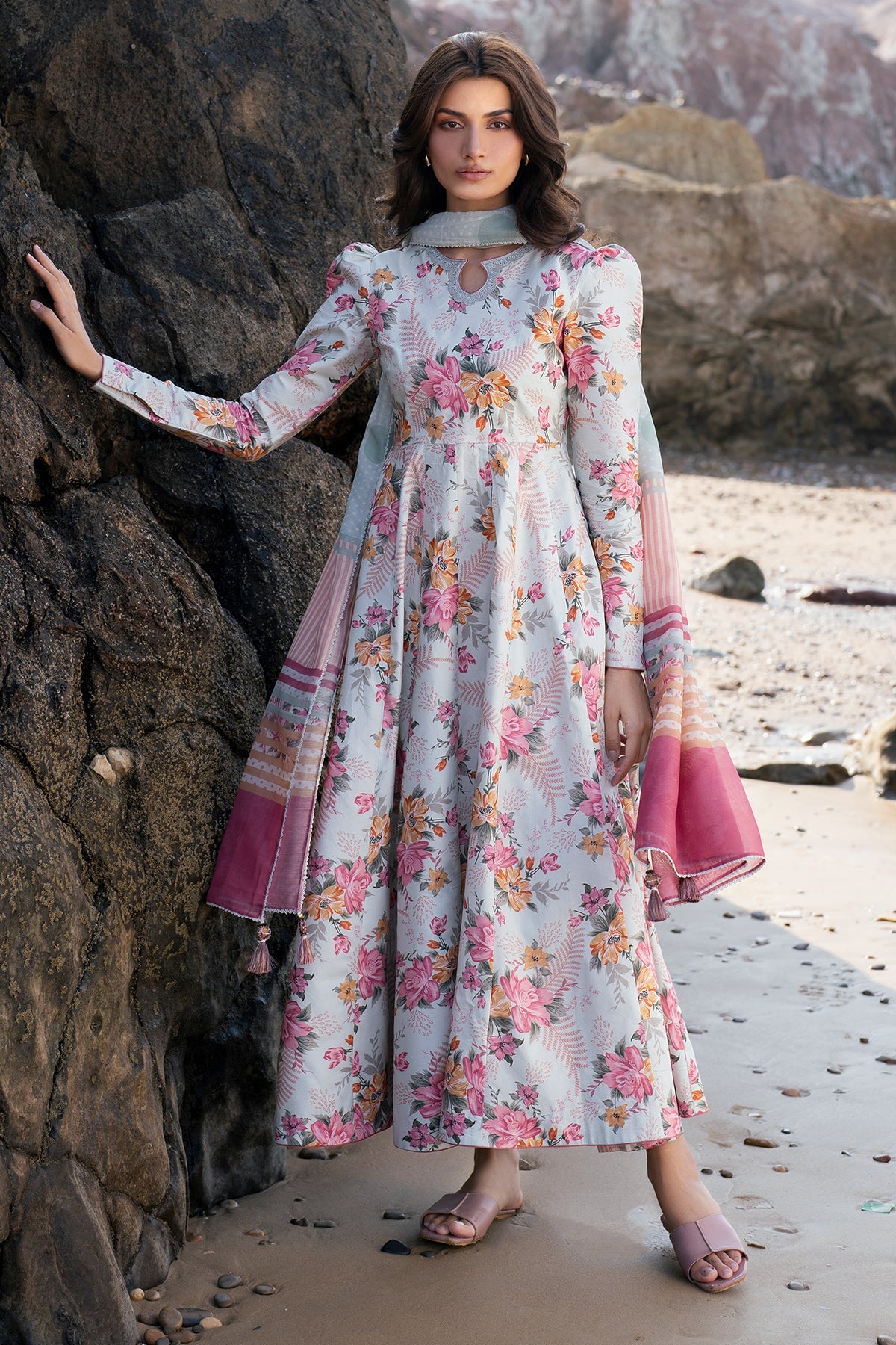 EMBROIDERED LAWN RTW-1191