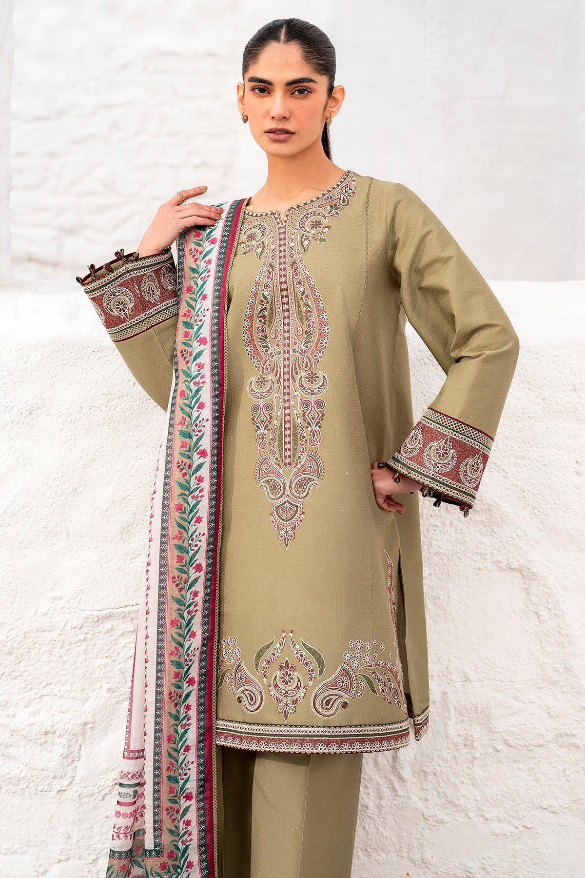 EMBROIDERED DOBBY LAWN USE-9136