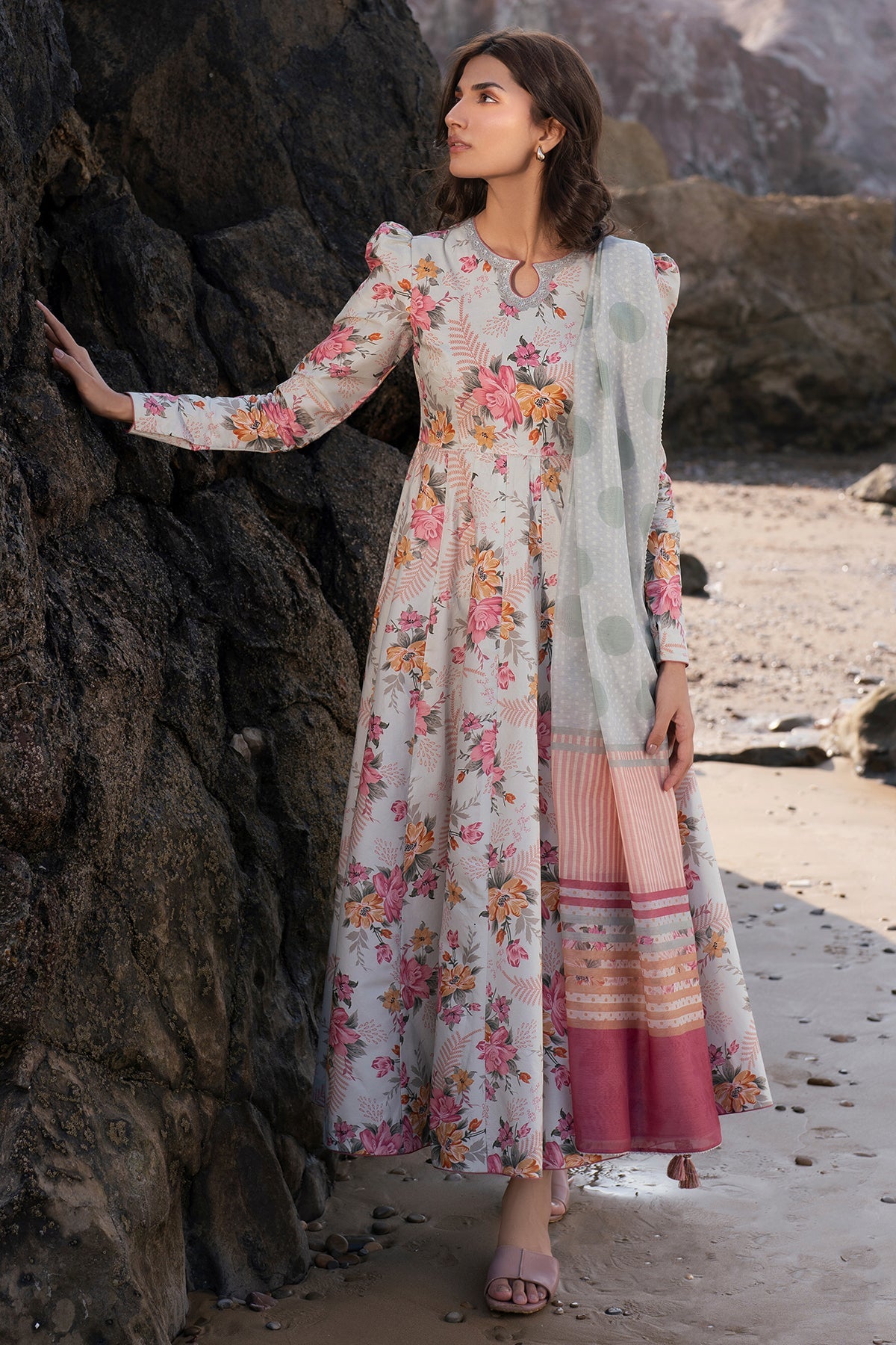 EMBROIDERED LAWN RTW-1191