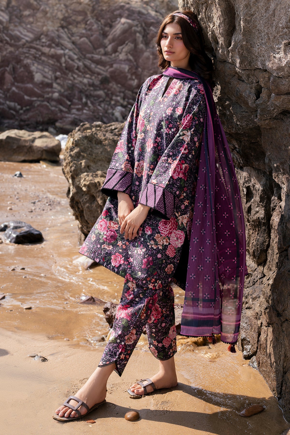 DIGITAL PRINTED LAWN RTW-1194