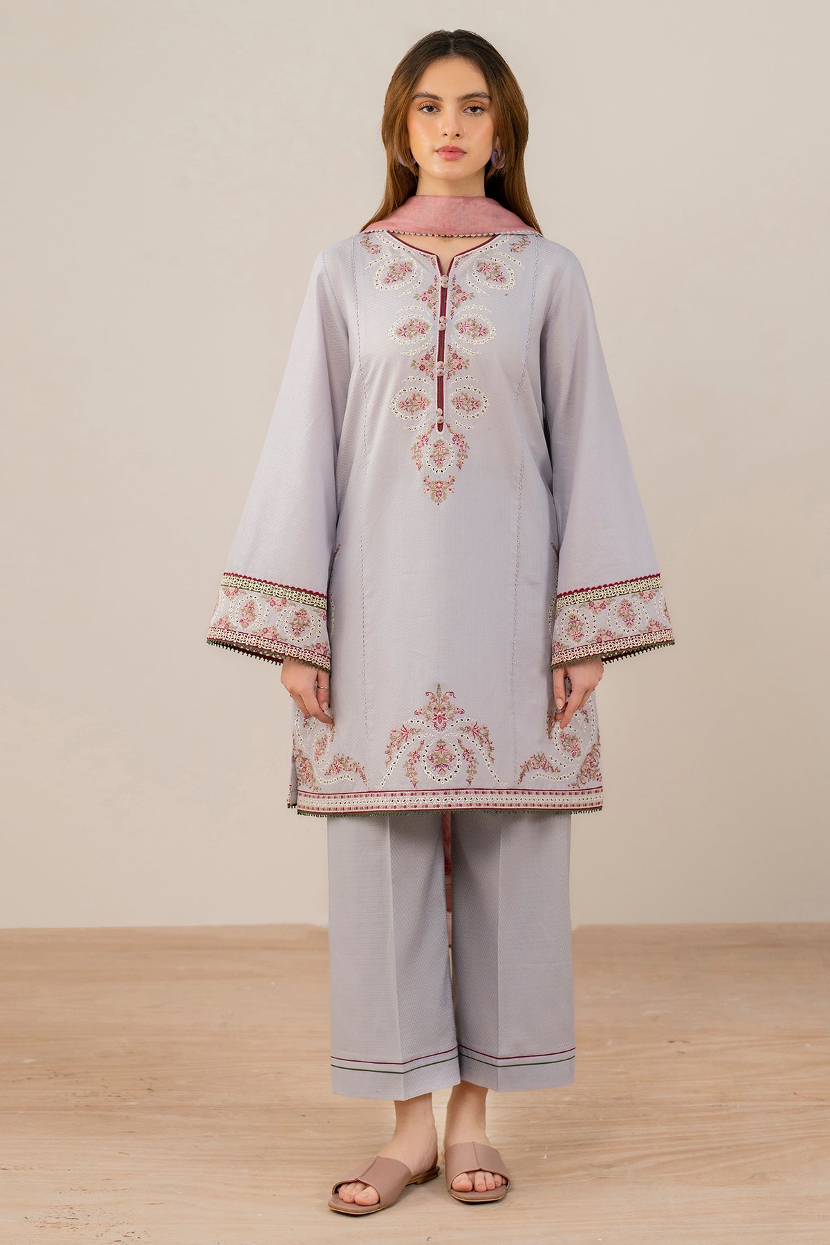 EMBROIDERED DOBBY LAWN USE-9129