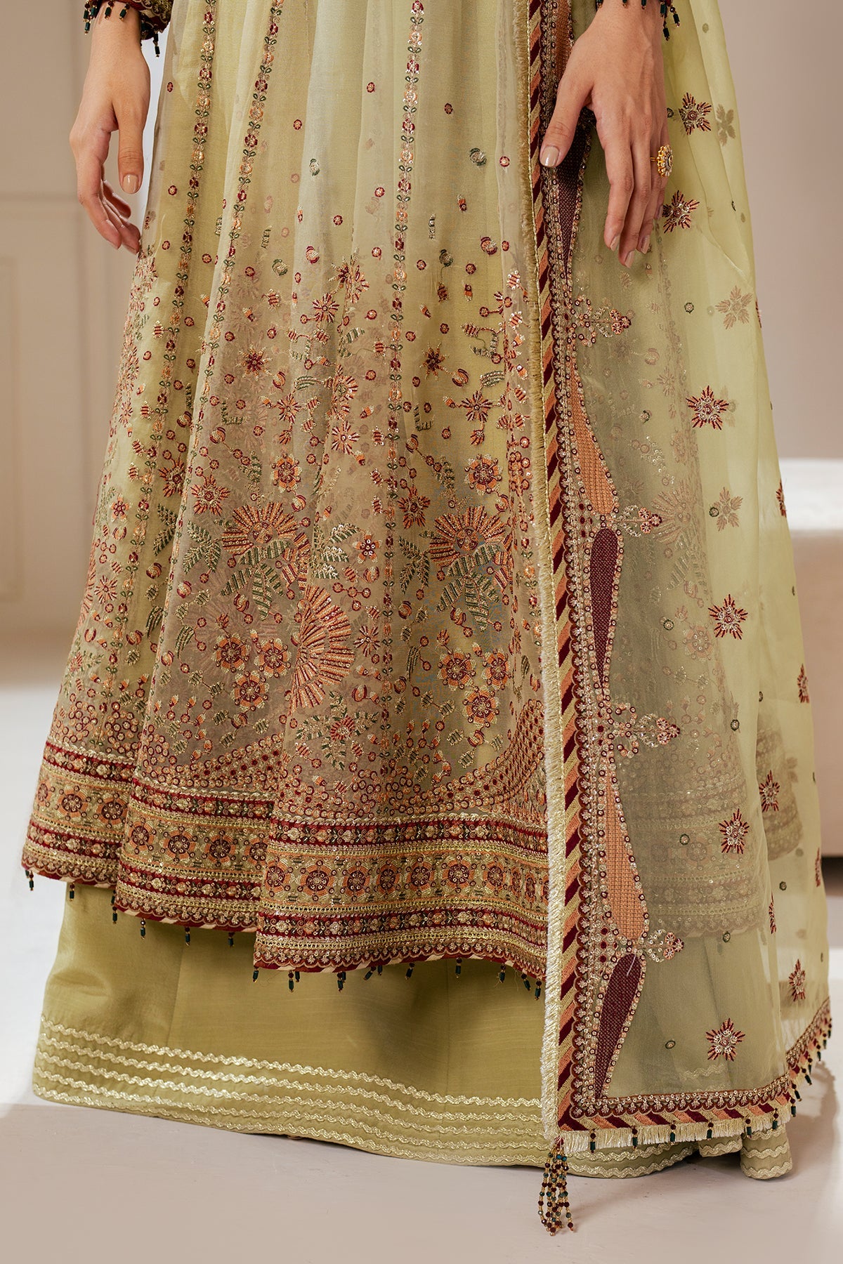 EMBROIDERED CHIFFON UC-3065