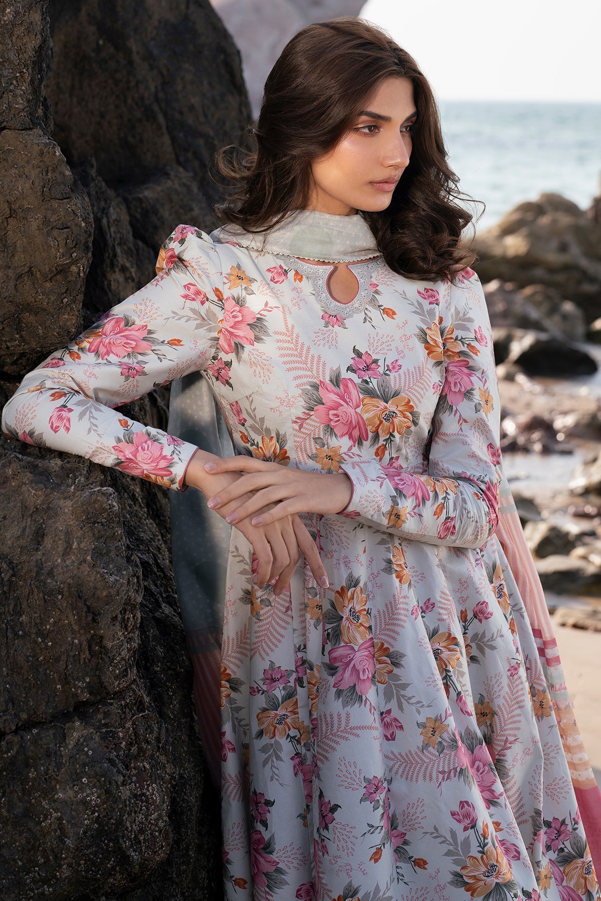 EMBROIDERED LAWN RTW-1191