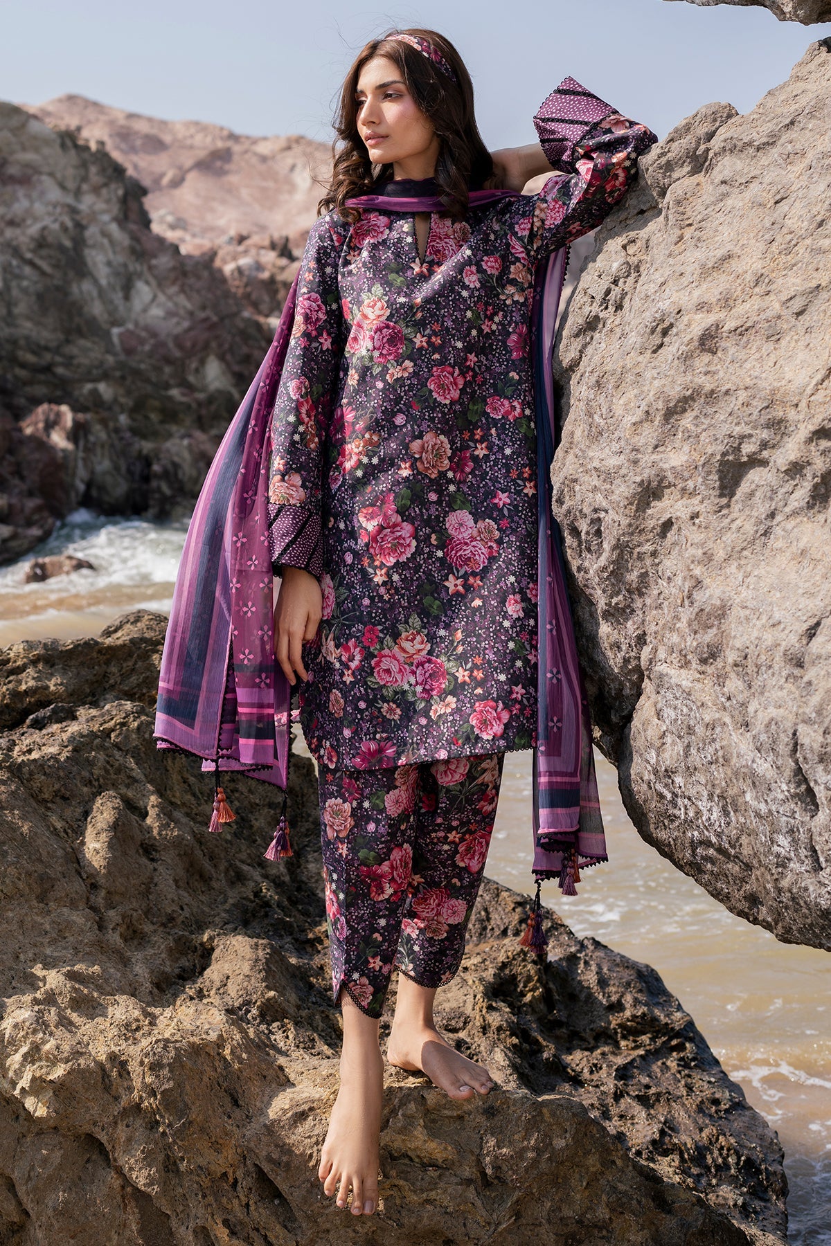 DIGITAL PRINTED LAWN RTW-1194