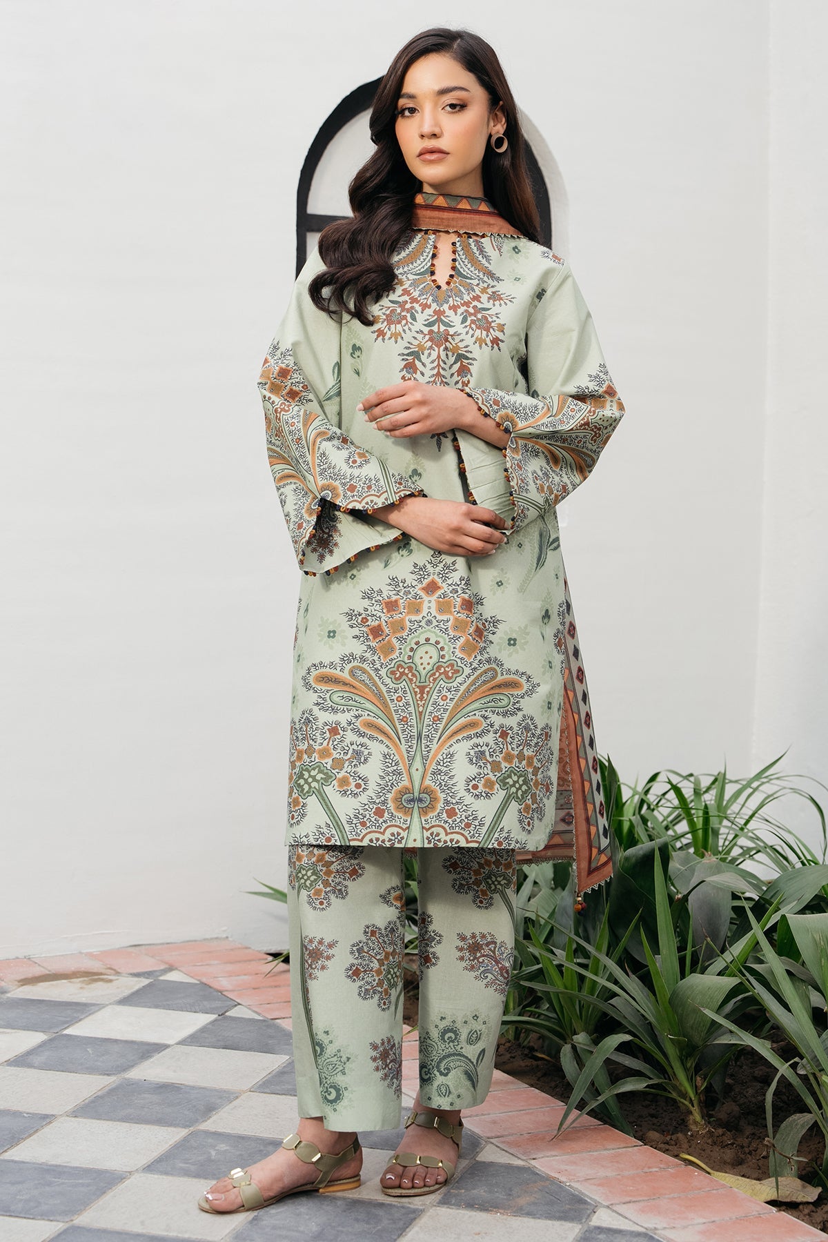 DIGITAL PRINTED LAWN USE-9176