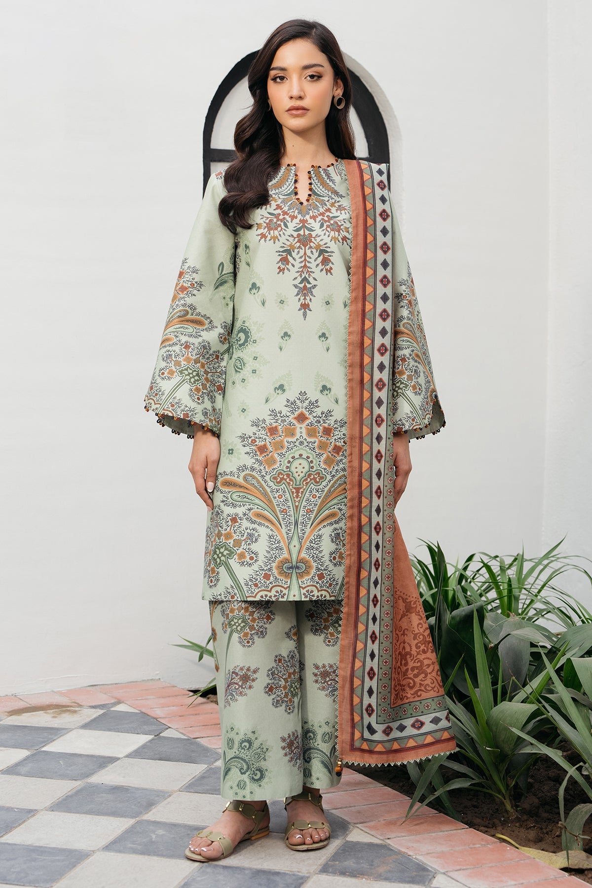 DIGITAL PRINTED LAWN USE-9176