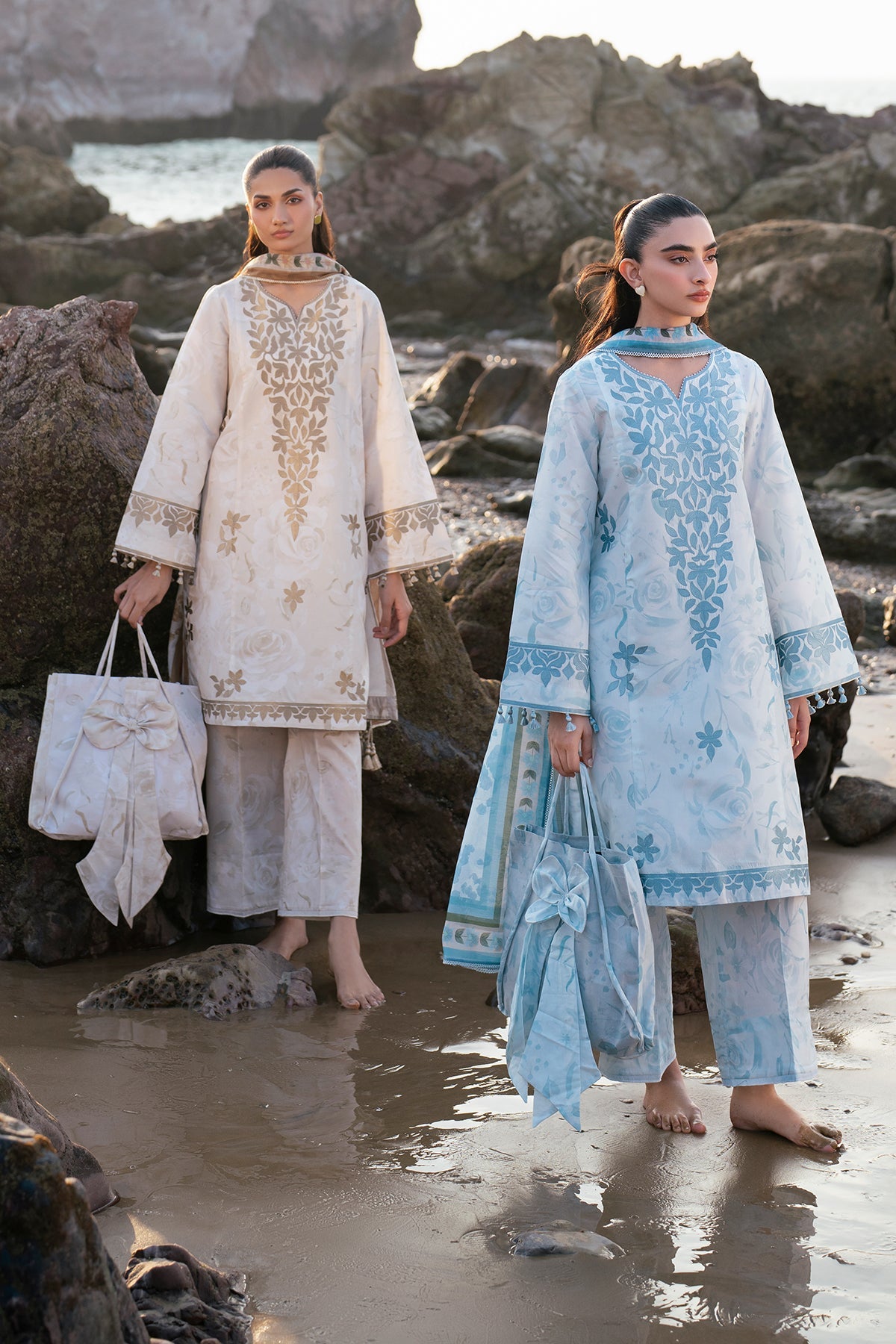 EMBROIDERED LAWN RTW-1197