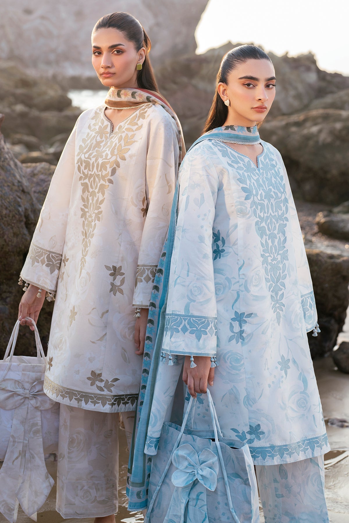 EMBROIDERED LAWN RTW-1198