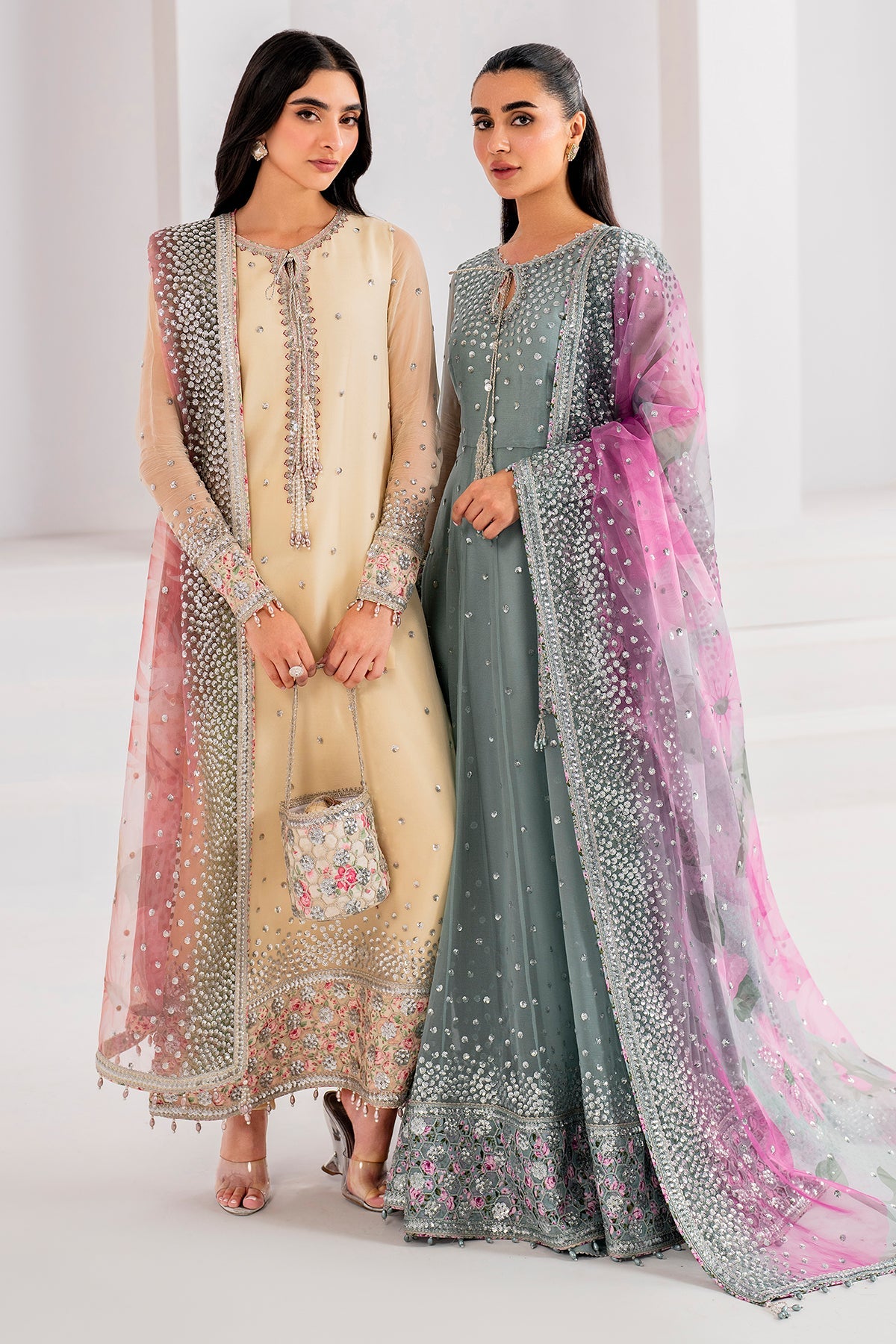 EMBROIDERED CHIFFON UC-3063