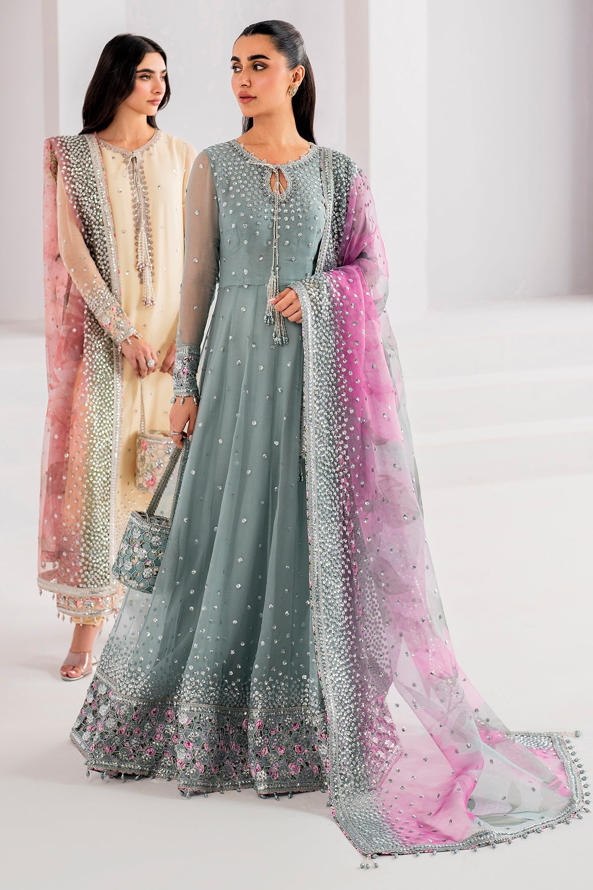 EMBROIDERED CHIFFON UC-3062