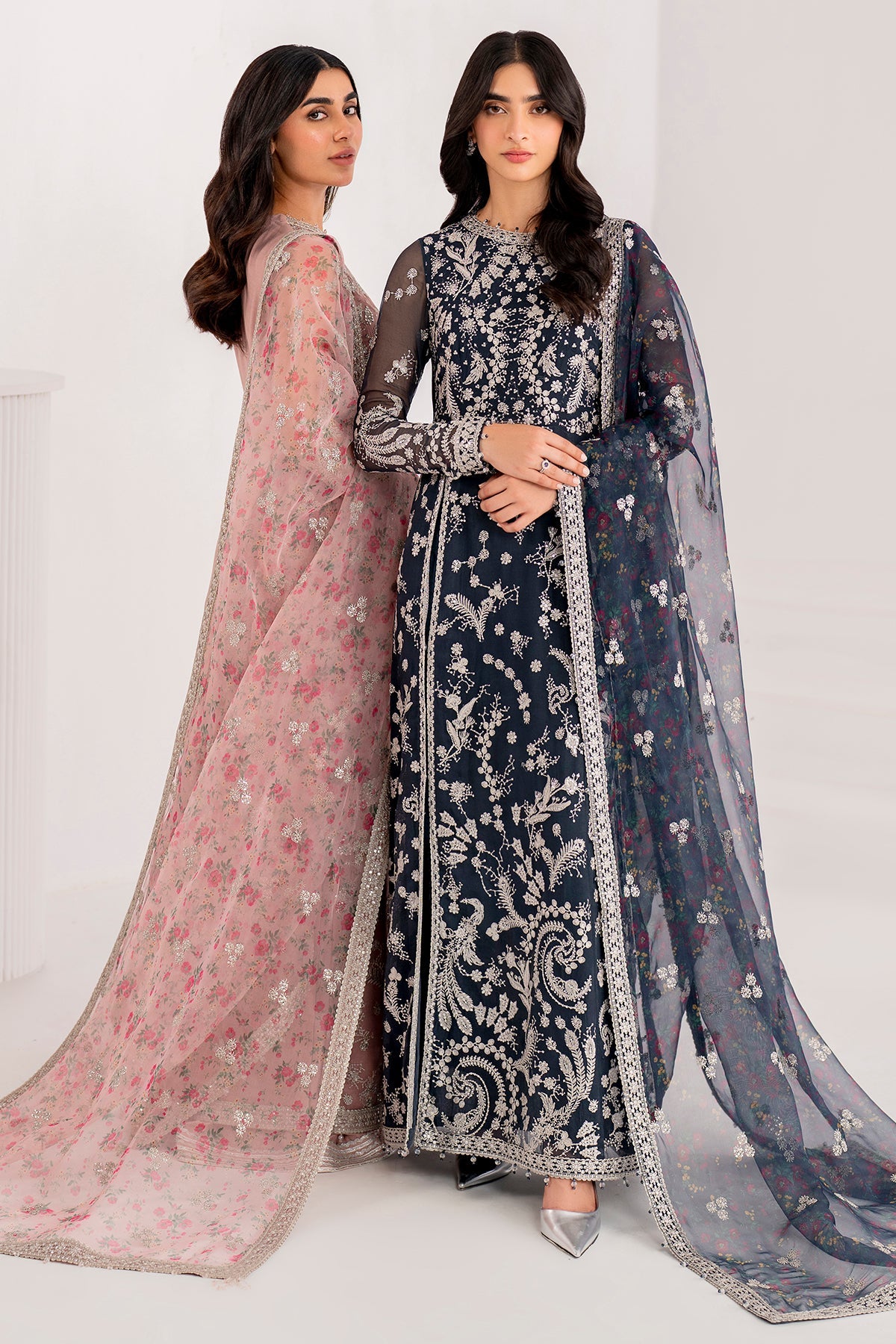 EMBROIDERED CHIFFON UC-3055